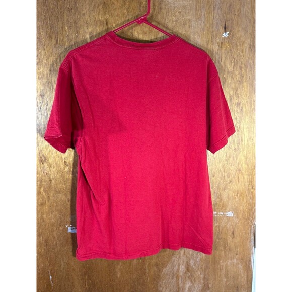 Vintage Tommy Hilfiger Red Blank Shirt Logo Men’s Small S - Picture 5 of 8